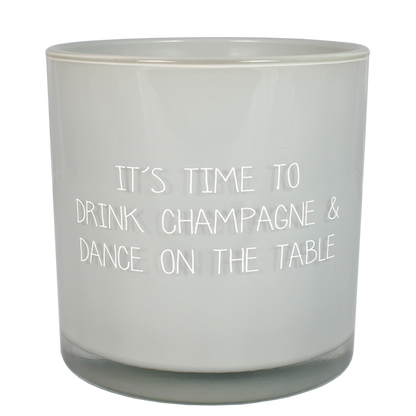 Geurkaars Time to drink champagne