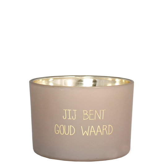 Geurkaars Jij bent goud waard