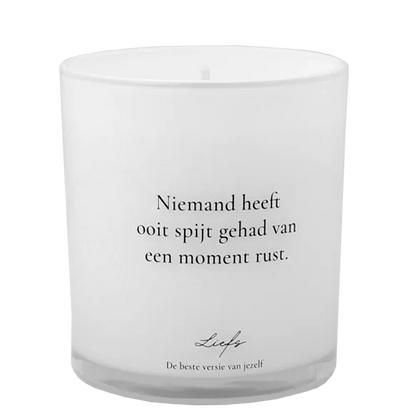Geurkaars Neem een moment van rust