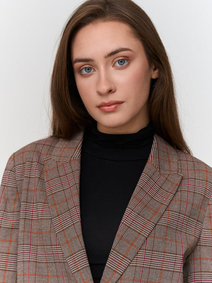 Geruite blazer