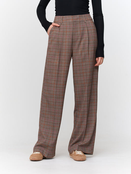 Geruite broek